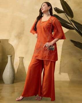nyrika Women Embroidered 3-Piece Suit Set-picture-28