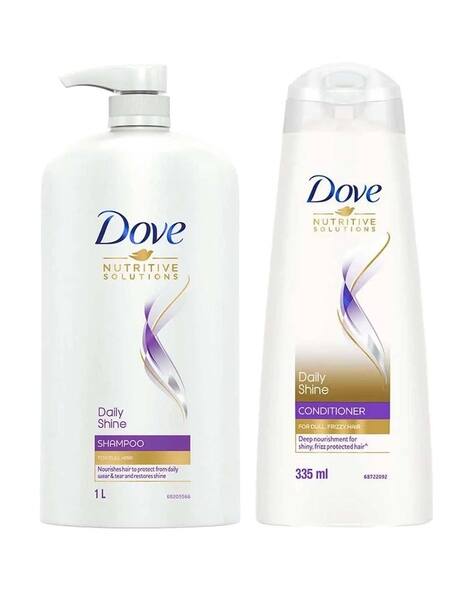 DOVE Daily Shine Shampoo Intense Repair Conditioner Combo