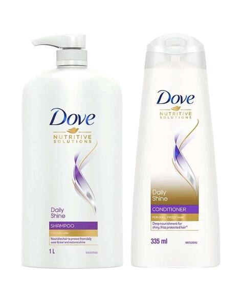 DOVE Daily Shine Shampoo Conditioner Combo