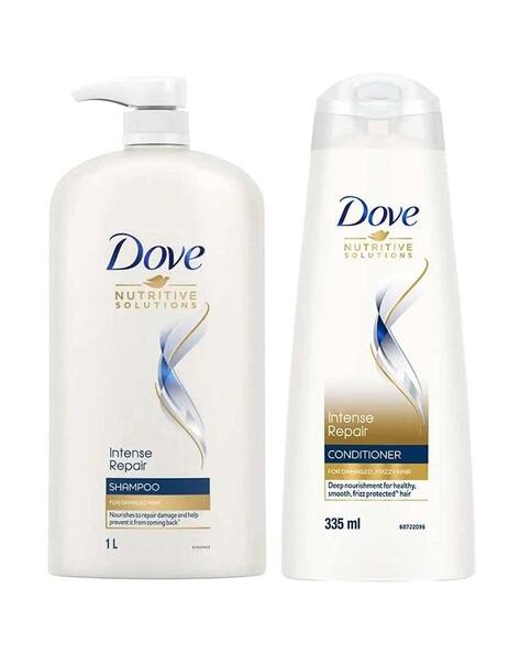 DOVE Intense Repair Shampoo 10 In 1 Deep Repair Treatment Hair Mask Combo