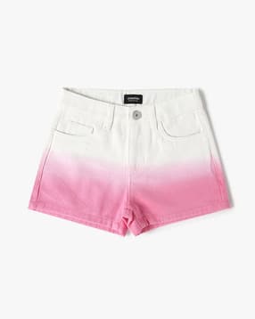 yousta Girls Ombre-Dyed Flat-Front Shorts-picture-27