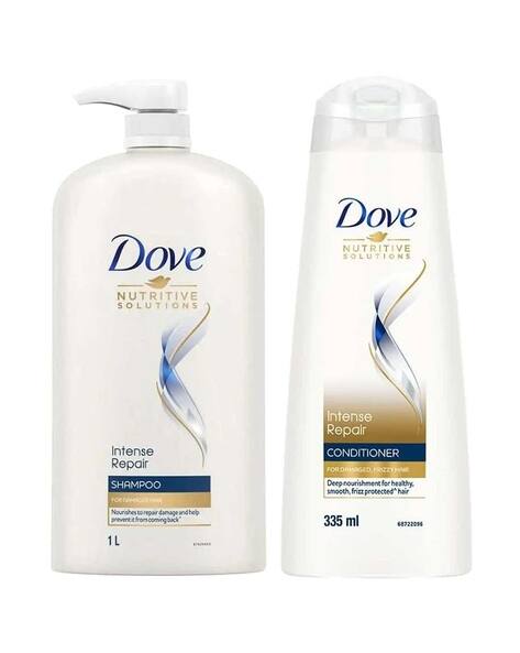 DOVE Intense Repair Shampoo Intense Repair Conditioner Deep Repair Treatment Hair Mask Combo