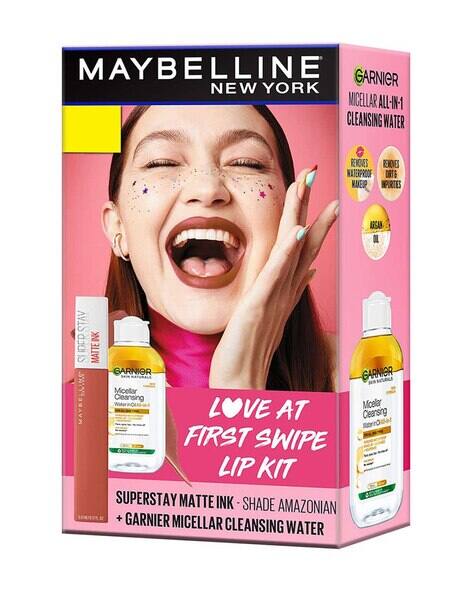 Maybelline New York Matte Ink Lipstick 70 Amazonian Garnier Micellar Cleansing Water Combo