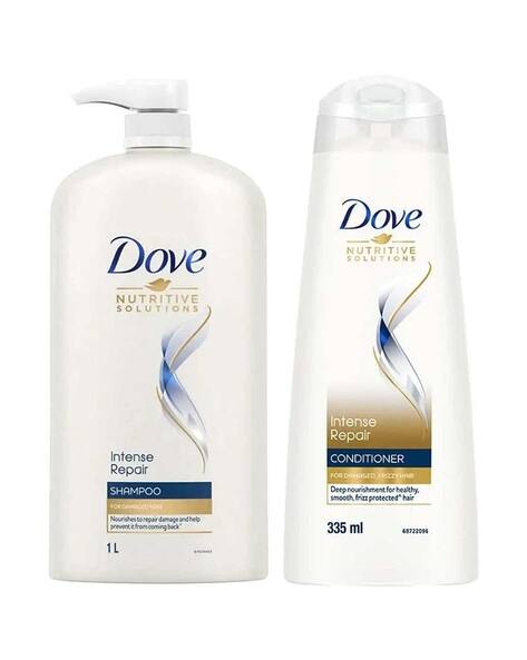DOVE Intense Repair Shampoo Hair Fall Rescue Conditioner Combo