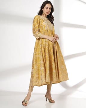 avaasa mix n' match Women Embroidered Anarkali Kurta-picture-25