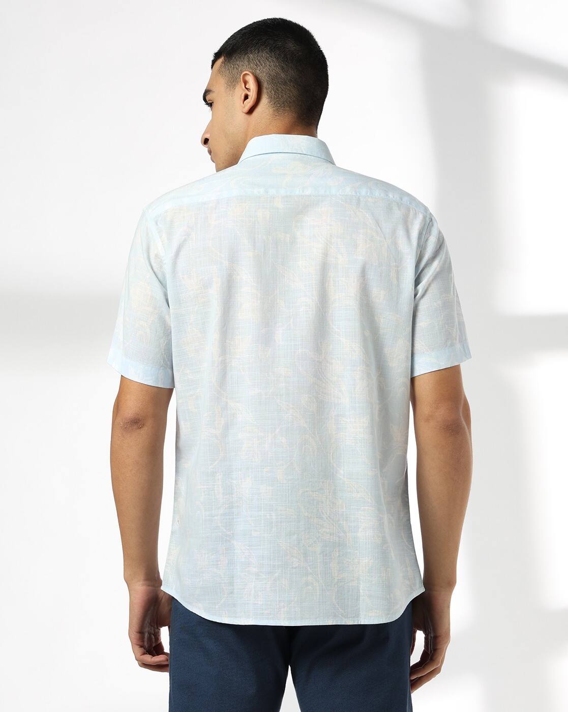 NP 34 HS SHIRT, BLUE, 38