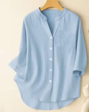 svaraa Women Mandarin-Collar Straight Tunic-picture-13
