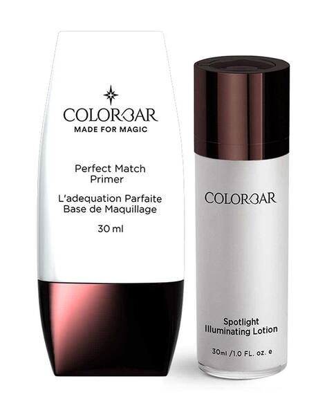 COLORBAR Perfect Match Primer Spotlight Illuminating Lotion Combo
