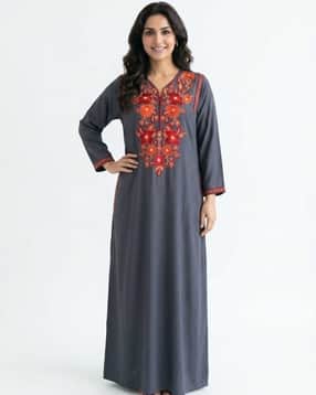 sanaa Women Embroidered Nighte-picture-10