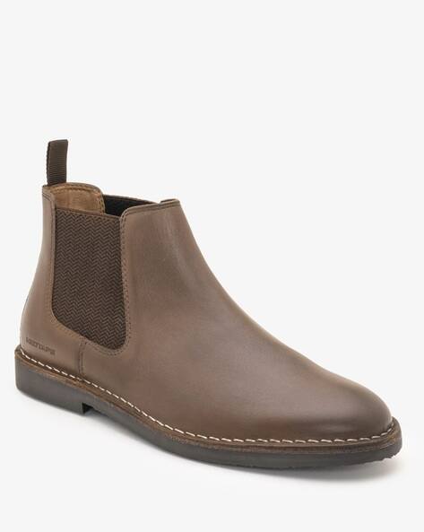 RED TAPE Men Slip On Leather Chelsea Boots