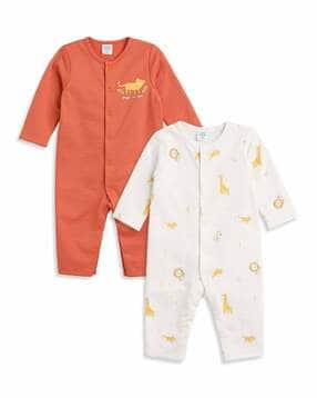 mini klub Pack of 2 Cotton Rompers-picture-10