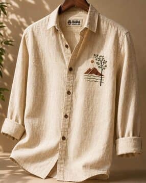 buda jeans co Men Embroidered Regular Fit Shirt-picture-10