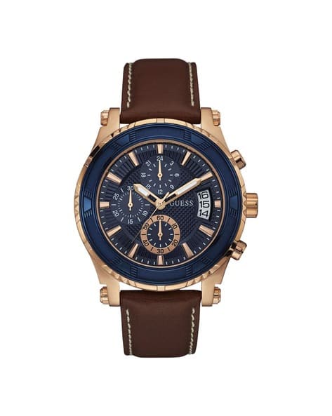 GUESS Men Water-Resistant Chronograph Watch-U0673G3