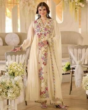 svaraa Women Embroidery Anarkali Kurta Set-picture-41