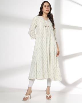 avaasa mix n' match Women Embroidered Flared Kurta-picture-39