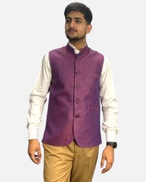 gargian master cut Men Mandarin-Collar Nehru Jacket-picture-13