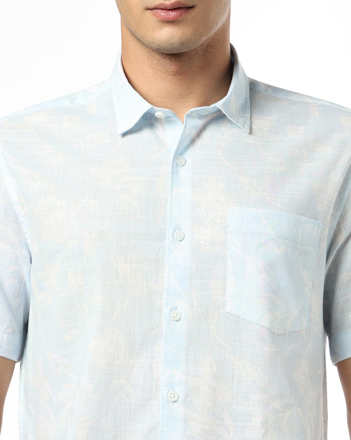 NP 34 HS SHIRT, BLUE, 38
