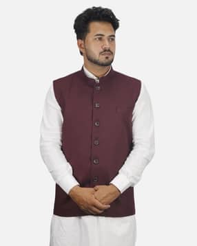 gargian master cut Men Mandarin-Collar Sleeveless Nehru Jacket-picture-45