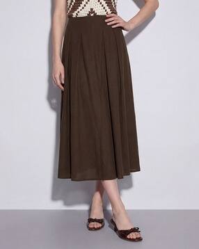 code by lifestyle Patterned A-Line Skirt-picture-20
