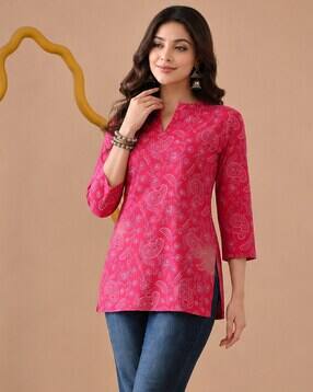 acai Women Printed Straight Kurti-picture-17