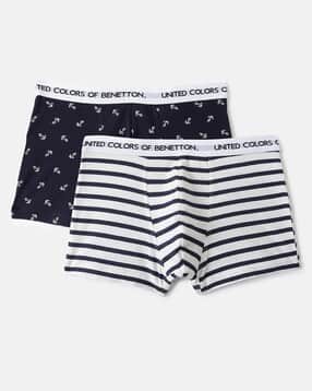 united colors of benetton Boys Pack of 2 Striped Trunks-picture-47