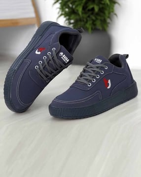 Men Lace Fastening Flat Shoes-image-18