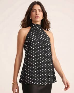 fyre rose Women Polka-Dot Slim Top-picture-39