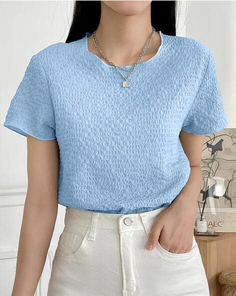 SHYAM SUNDARI Women Fitted Top