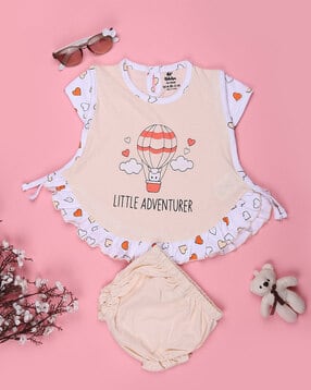 v-mart Girls Printed Top & Bloomers Set-picture-13