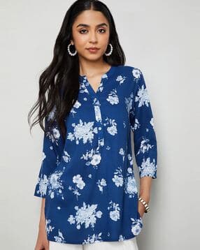melange by lifestyle Women Abstract Kurti-picture-14