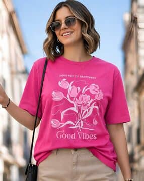 Women Oversized Fit Graphic Printed T-Shirt-image-10
