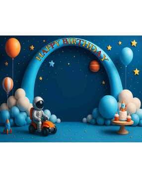 Space Theme Birthday Backdrop -image-15
