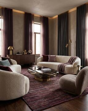Striped Hand Tufted Carpet 6' x 9'-image-2