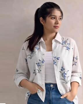 Women Floral Print Regular Fit Shirt with Full Sleeves-image-24