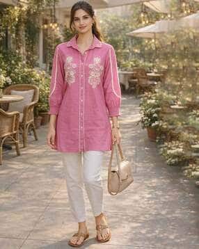 nayam by lakshita Women Embroidery Tunic-picture-12
