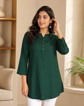 acai Women Round-Neck Straight Kurti-picture-24