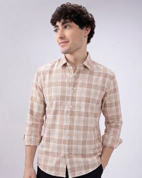 buda jeans co Men Checked Regular Fit Shirt-picture-35
