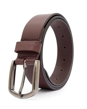 Leather Belt with Buckle Closure-image-43