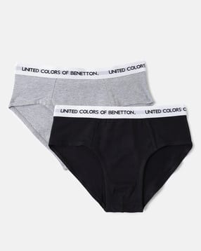 united colors of benetton Boys Pack of 2 Logo Briefs-picture-13