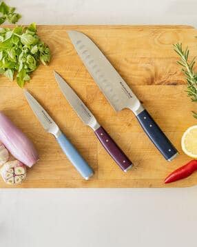 Set of 3 Stainless Steel Knives-image-4