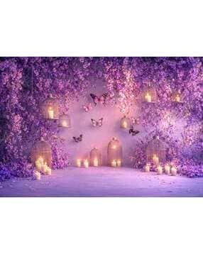 homebrew Butterflies Theme Wall Backdrop-picture-15