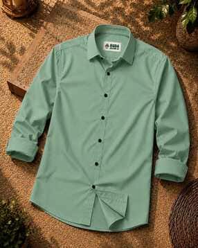 buda jeans co Men Regular Fit Shirt with Spread Collar-picture-25