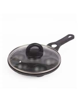 the indus valley Paniyaram Pan with Long Handle & Glass Lid-picture-11