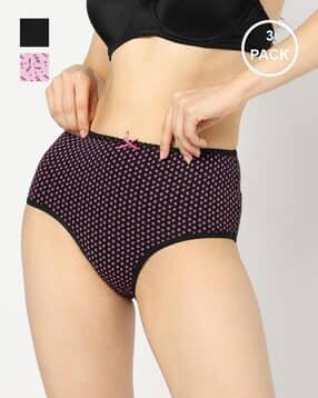 yousta Women Pack of 3 Hipster Panties-picture-29