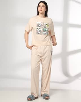 rio Women Graphic Print T-Shirt & Pyjamas Set-picture-14
