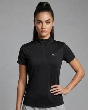 performax Women Logo Print Slim Fit T-Shirt-picture-47