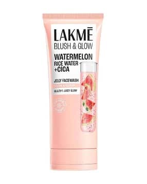 lakme Blush & Glow Watermelon Rice Water + Cica Jelly Facewash (100 gm)-picture-35