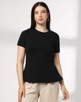 Women Regular Fit Round-Neck T-Shirt-image-46