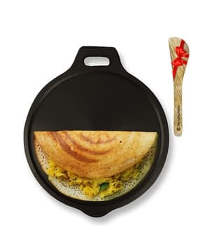 the indus valley Iron Tawa with Free Wooden Spatula-picture-27