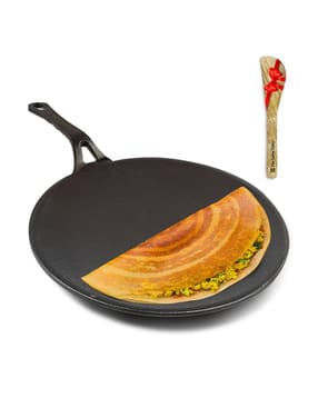 Concave Dosa Tawa with Wooden Flip-image-16